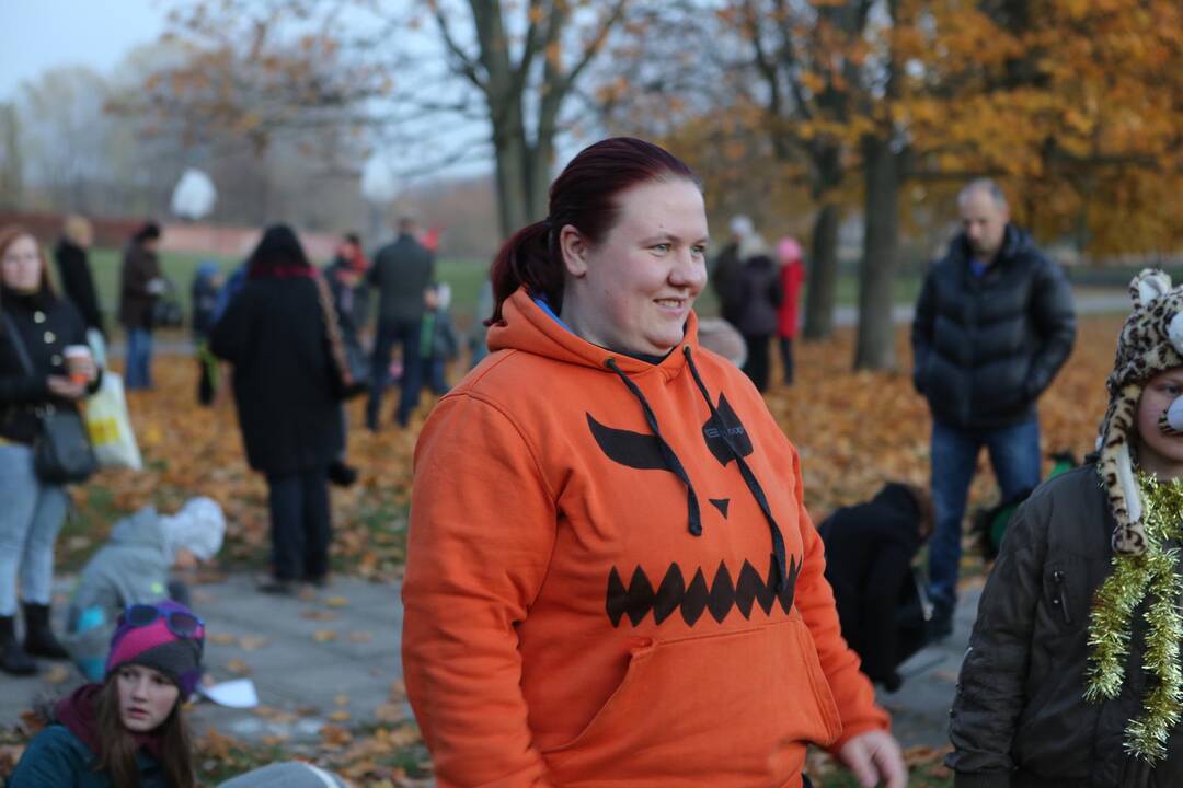 Šeimų Helovino šventė Danės skvere