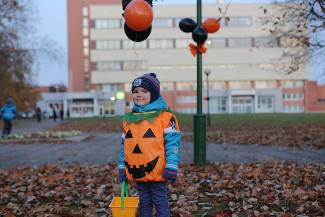 Šeimų Helovino šventė Danės skvere