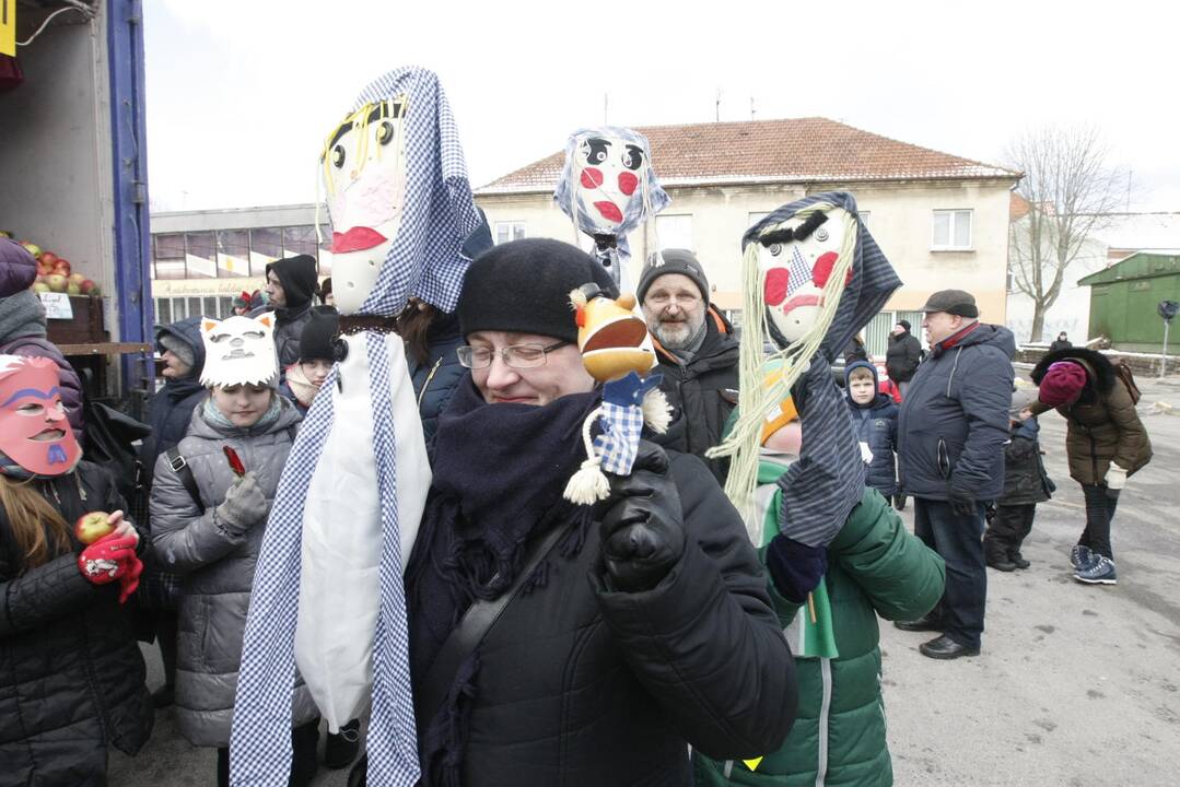 Žiemos varymo jomarkas Klaipėdos Turgaus aikštėje