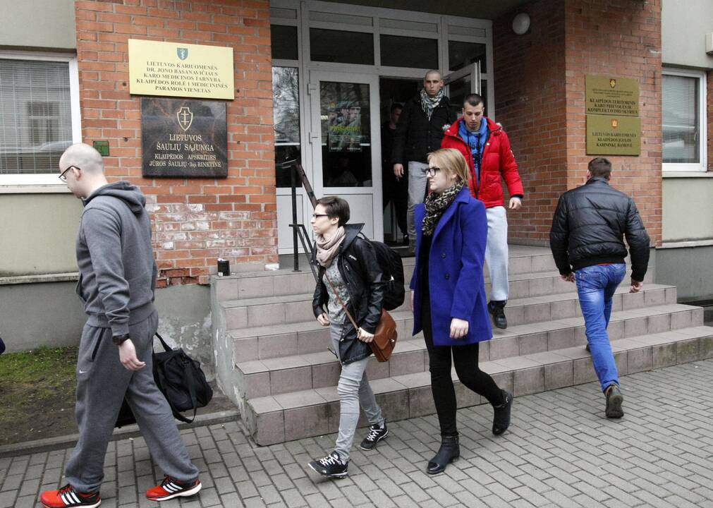 Šauktiniai išvyksta į Ruklą
