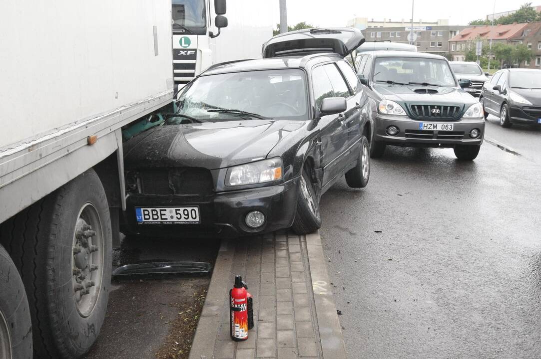 Avarija Naujojo Uosto gatvėje