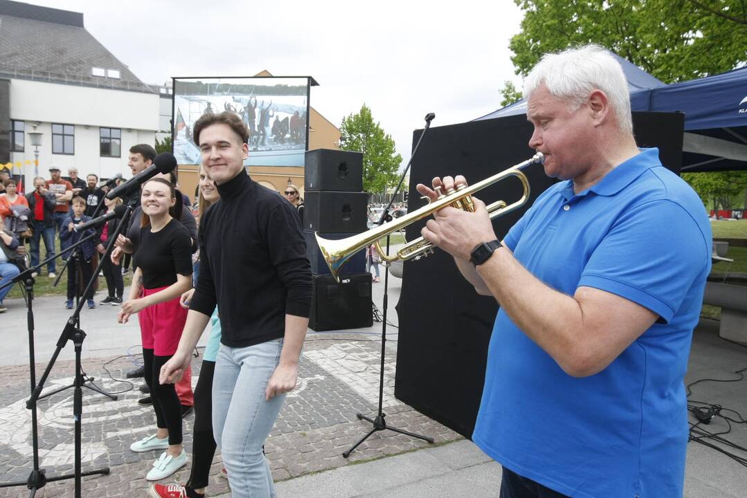 Uostamiestyje muzikos garsai liejasi laisvai