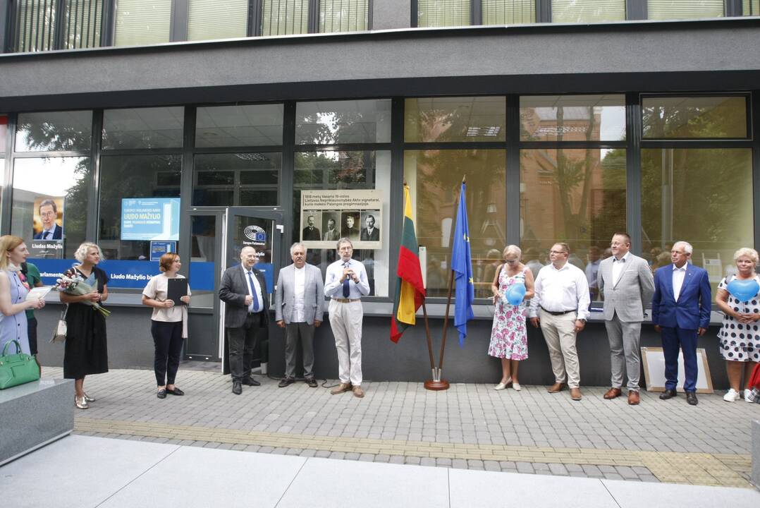 Palangoje atidarytas Europos Parlamento nario Liudo Mažylio biuras