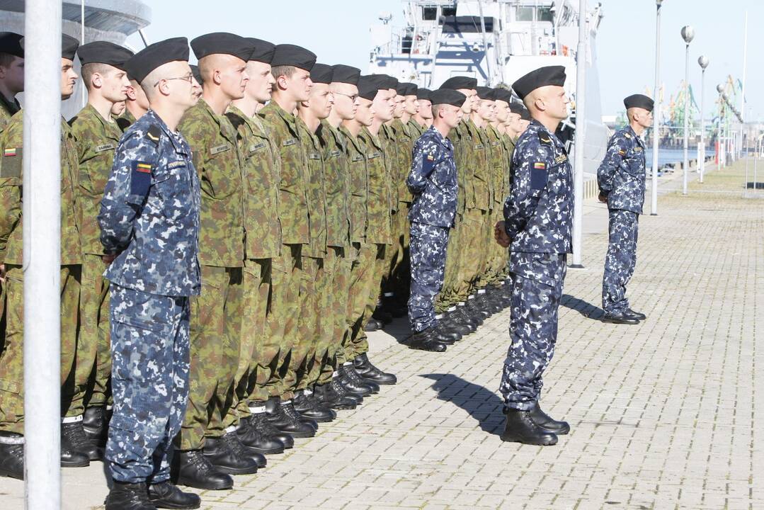 Šauktinių karių išlydėjimo į atsargą ceremonija