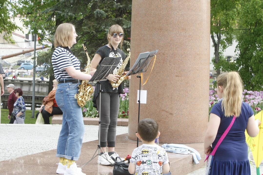 Uostamiestyje muzikos garsai liejasi laisvai