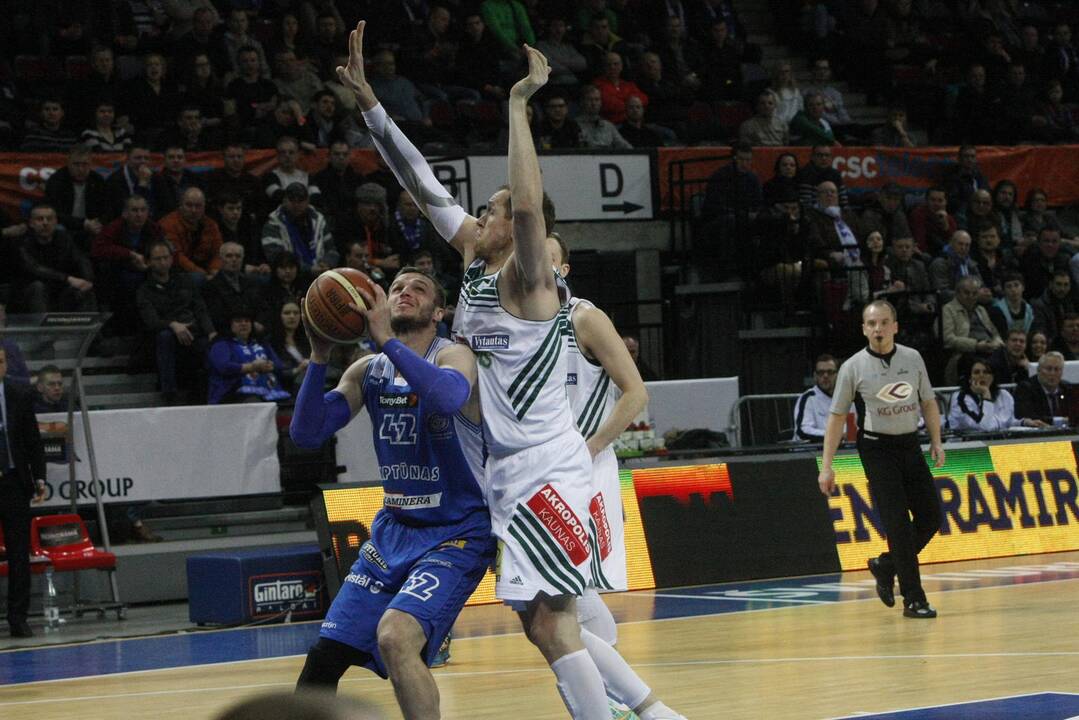 LKL rungtynės „Neptūnas” - „Žalgiris”