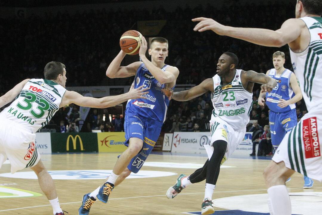 LKL rungtynės „Neptūnas” - „Žalgiris”