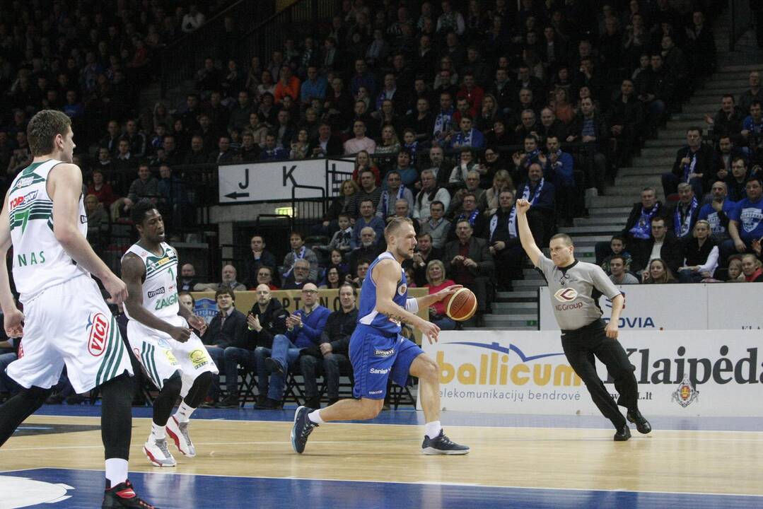 LKL rungtynės „Neptūnas” - „Žalgiris”