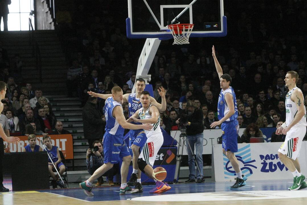 LKL rungtynės „Neptūnas” - „Žalgiris”