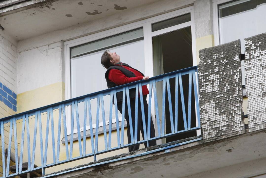 Moters gelbėjimo operacija Klaipėdoje