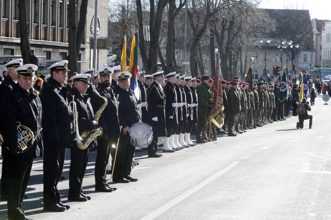 Klaipėdoje – iškilmingas Vasario 16-osios minėjimas