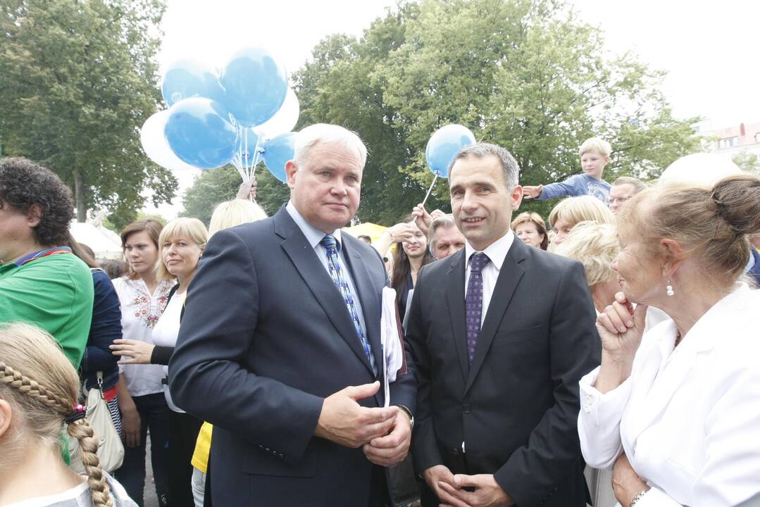 Jūros šventės vėliavos pakėlimo ceremonija