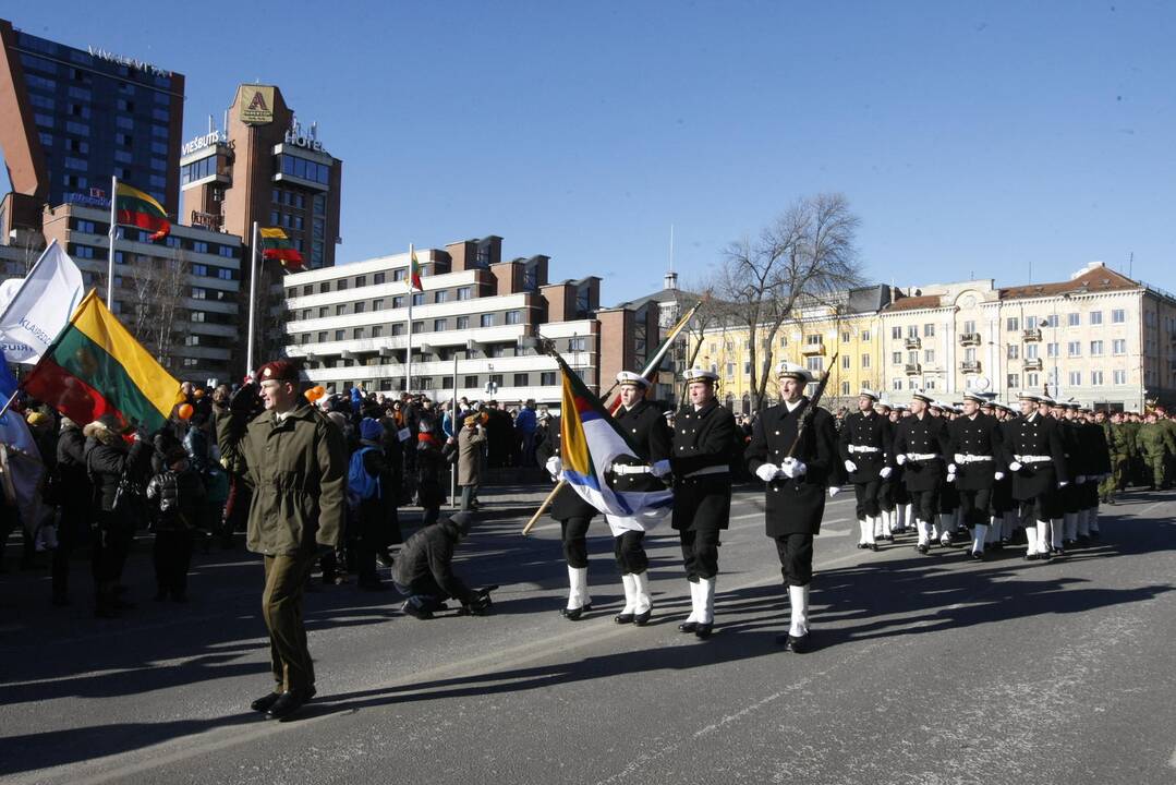 Klaipėdoje – iškilmingas Vasario 16-osios minėjimas