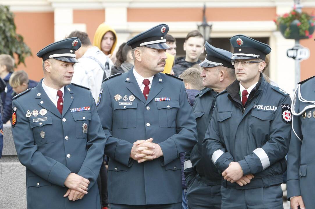 Uostamiestyje policininkai pakvietė švęsti kartu