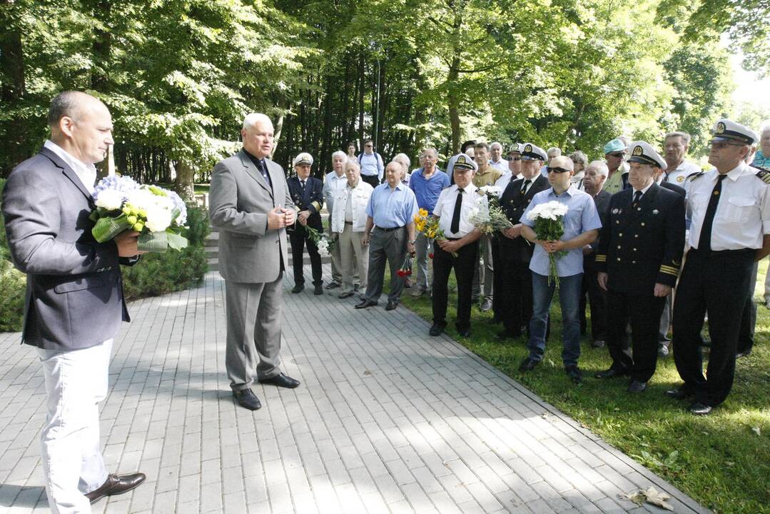 Žuvusios laivo "Linkuva" įgulos pagerbimas