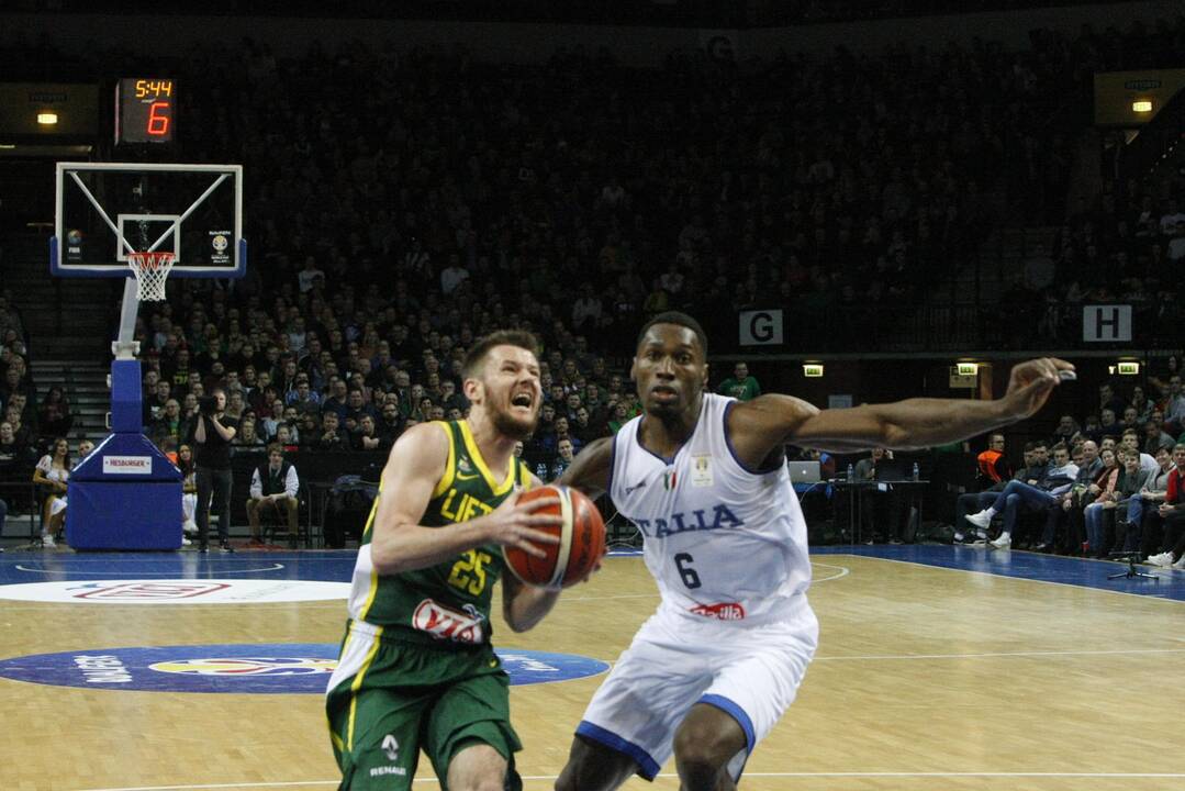 Lietuva – Italija. FIBA Pasaulio taurės atranka