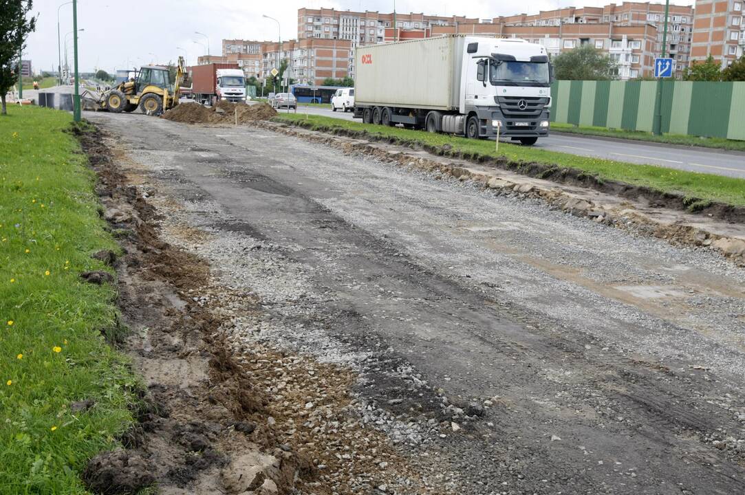 Jūrininkų prospekte prasidėjo remontas