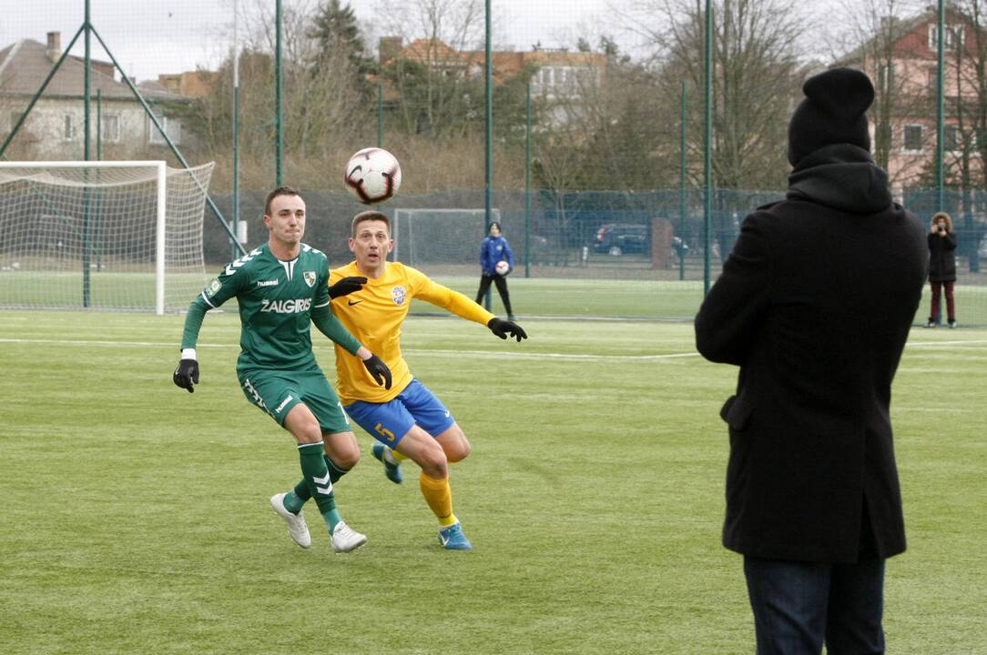 Lietuvos futbolo čempionatas: "Atlantas" - Kauno "Žalgiris"