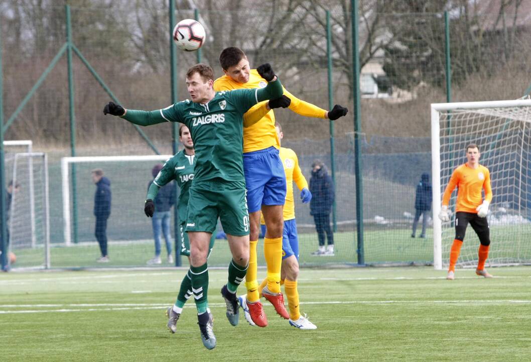 Lietuvos futbolo čempionatas: "Atlantas" - Kauno "Žalgiris"