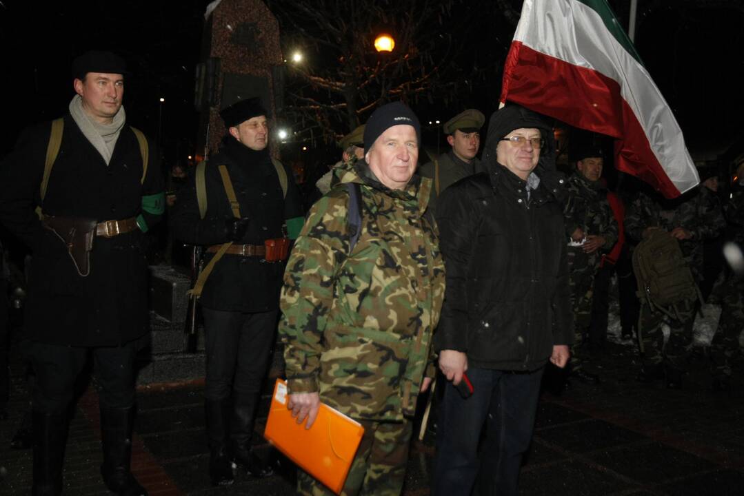 Naktinis žygis „Klaipėdos sukilėlių keliais“