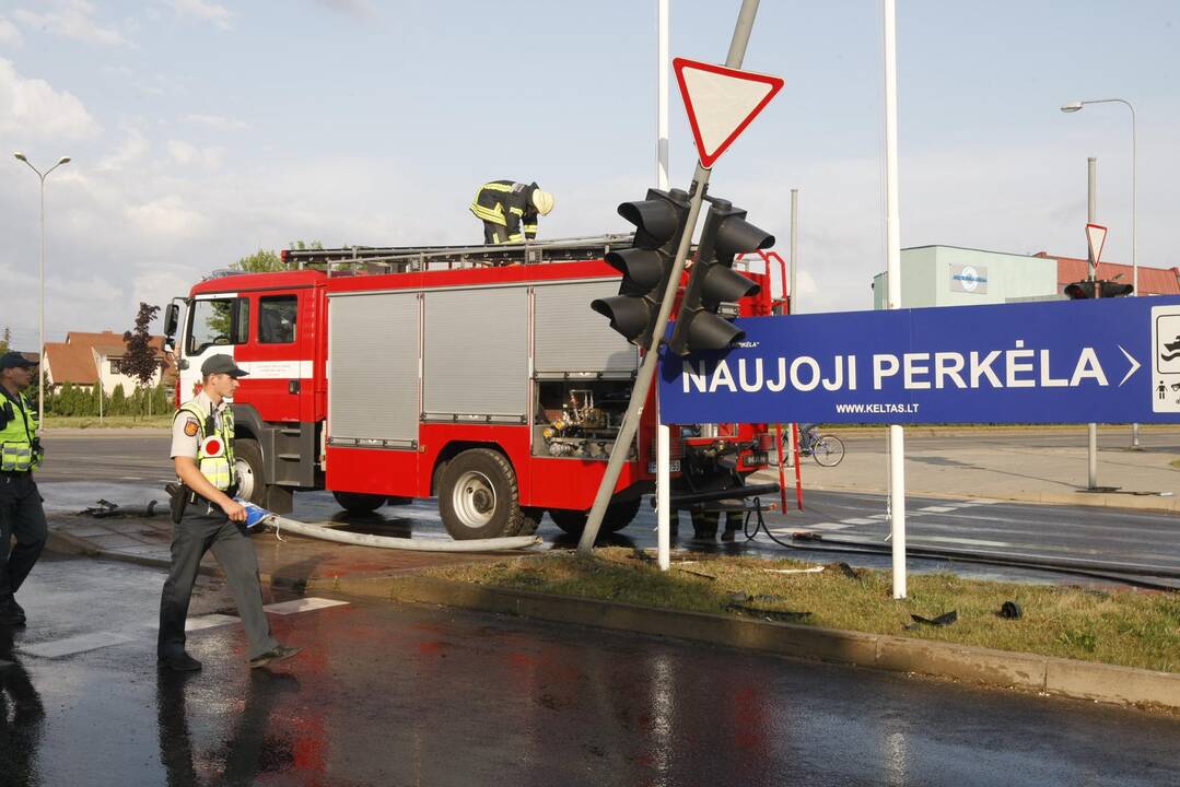 Avarija Minijos gatvėje