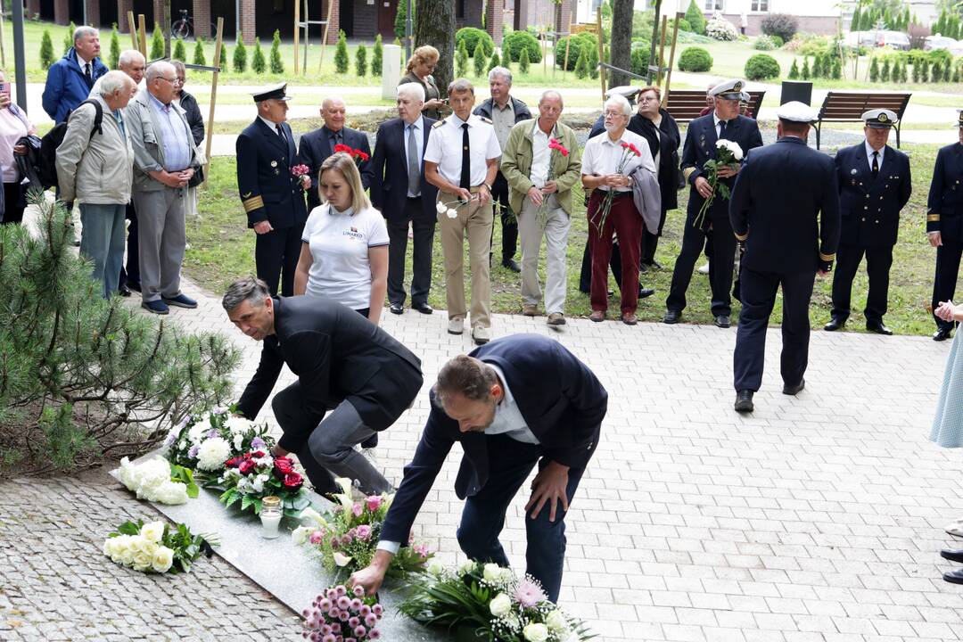 Žuvusios laivo „Linkuva“ įgulos pagerbimas