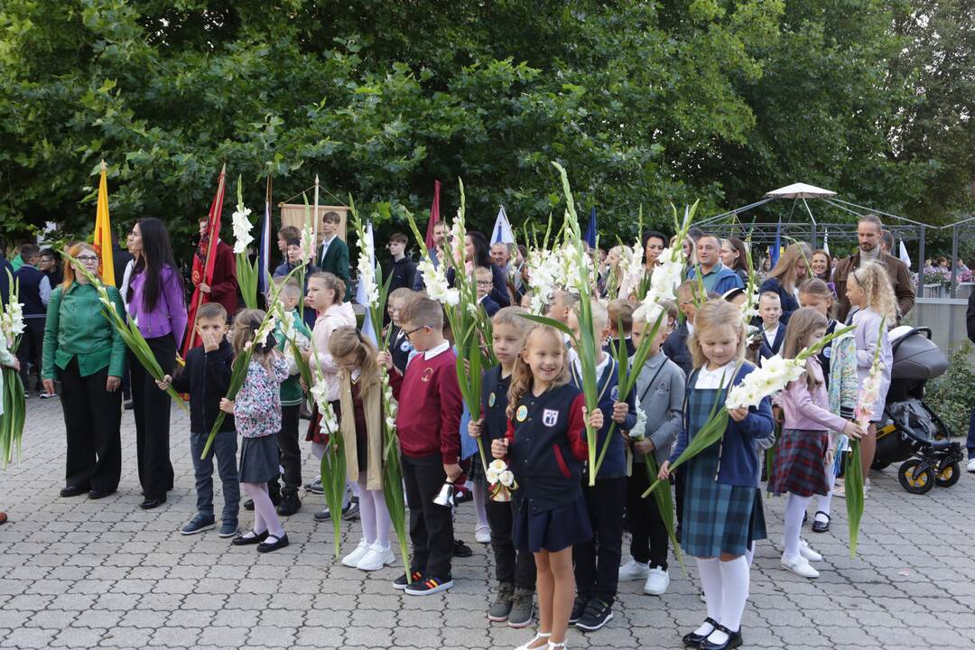 Lietuvininkų aikštėje – pirmoji pamoka