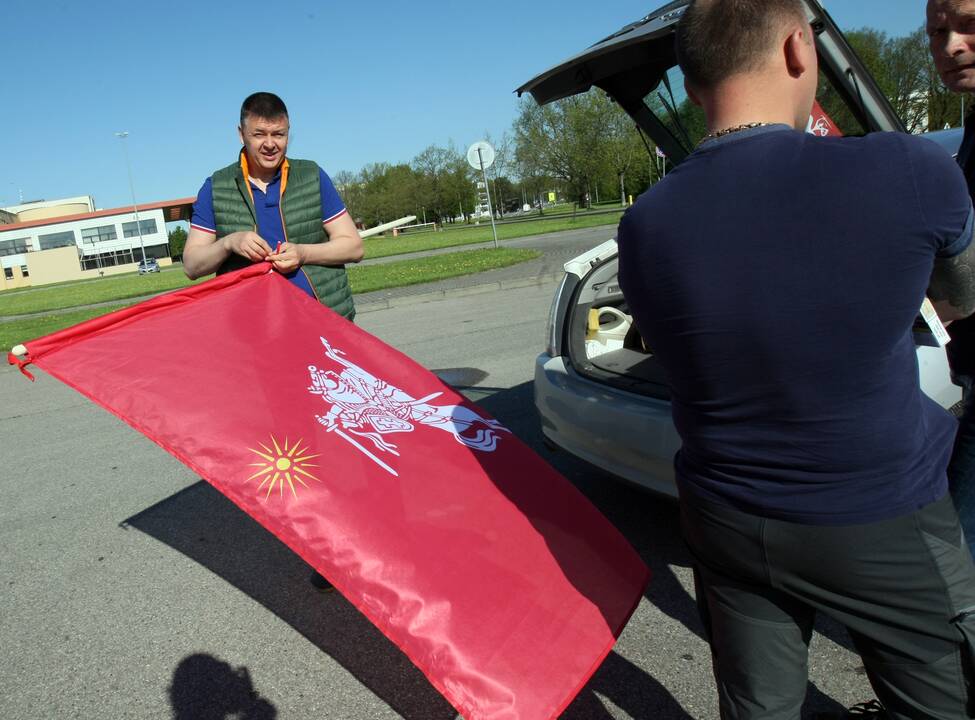 „Didžiojo šeimos gynimo maršo“ dalyvių pasiruošimas Akademijoje