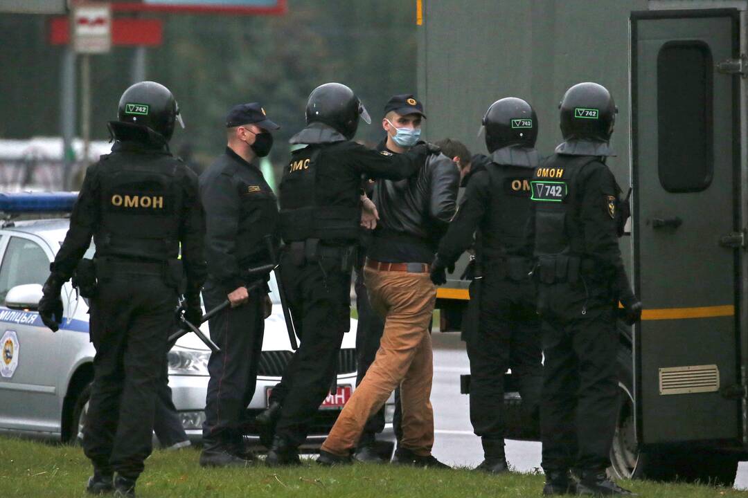 Baltarusijoje nuo protestų pradžios sulaikyta 300 žiniasklaidos darbuotojų