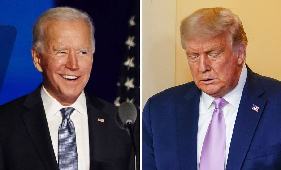 Joe Bidenas ir Donaldas Trumpas