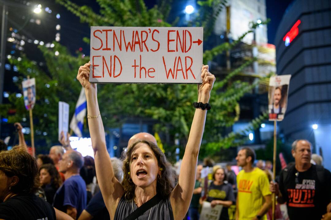 Naujas etapas: pasaulio reakcijos į „Hamas“ vadeivos Y. Sinwaro žūtį
