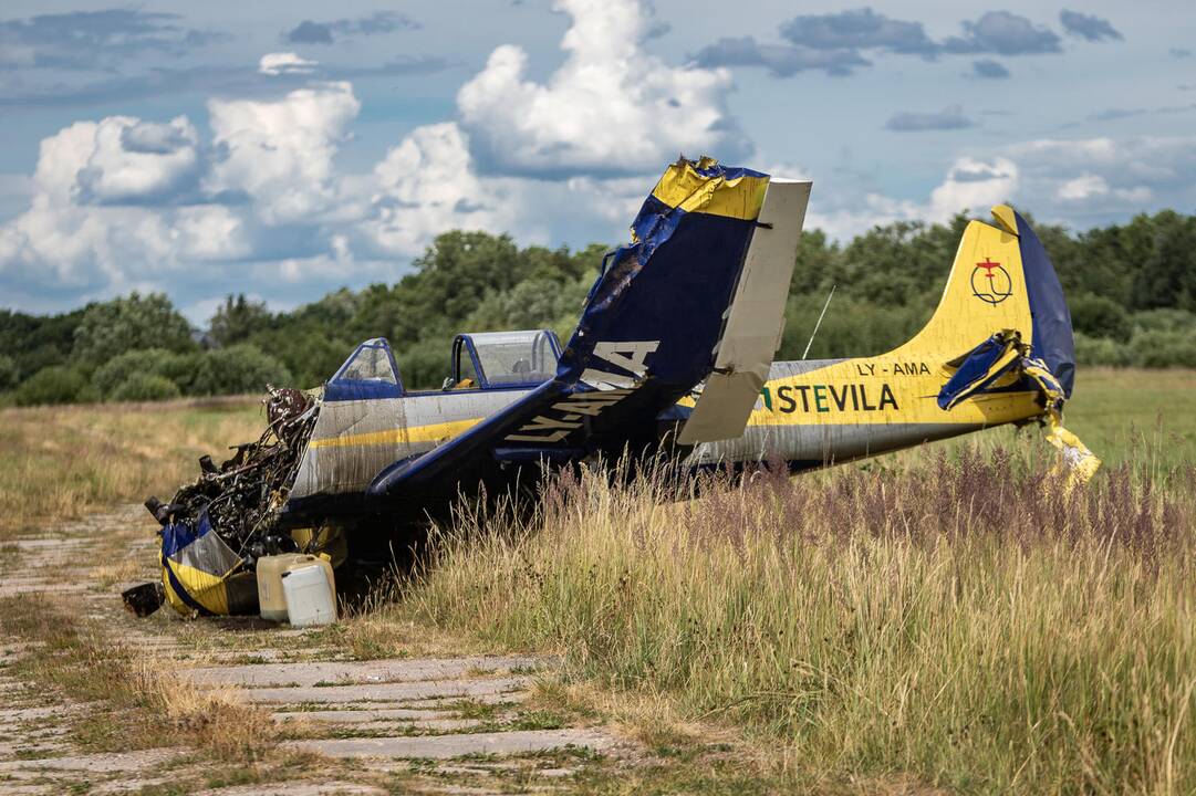 Aleksoto aerodrome nukrito lėktuvas