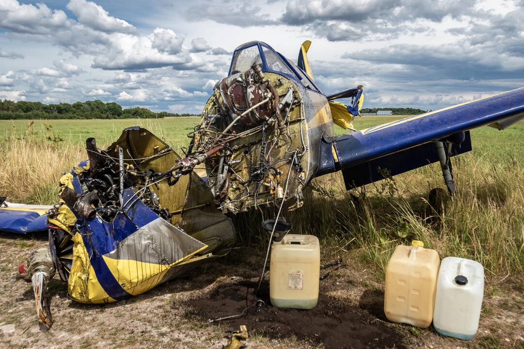 Aleksoto aerodrome nukrito lėktuvas