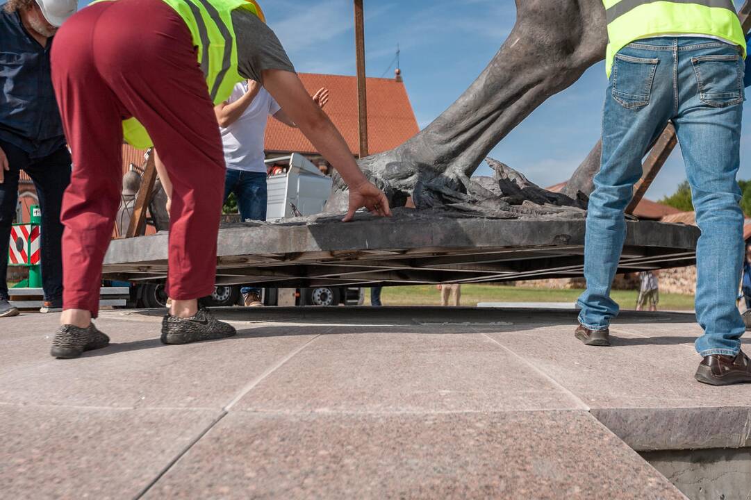 „Laisvės karys“ prie Kauno pilies