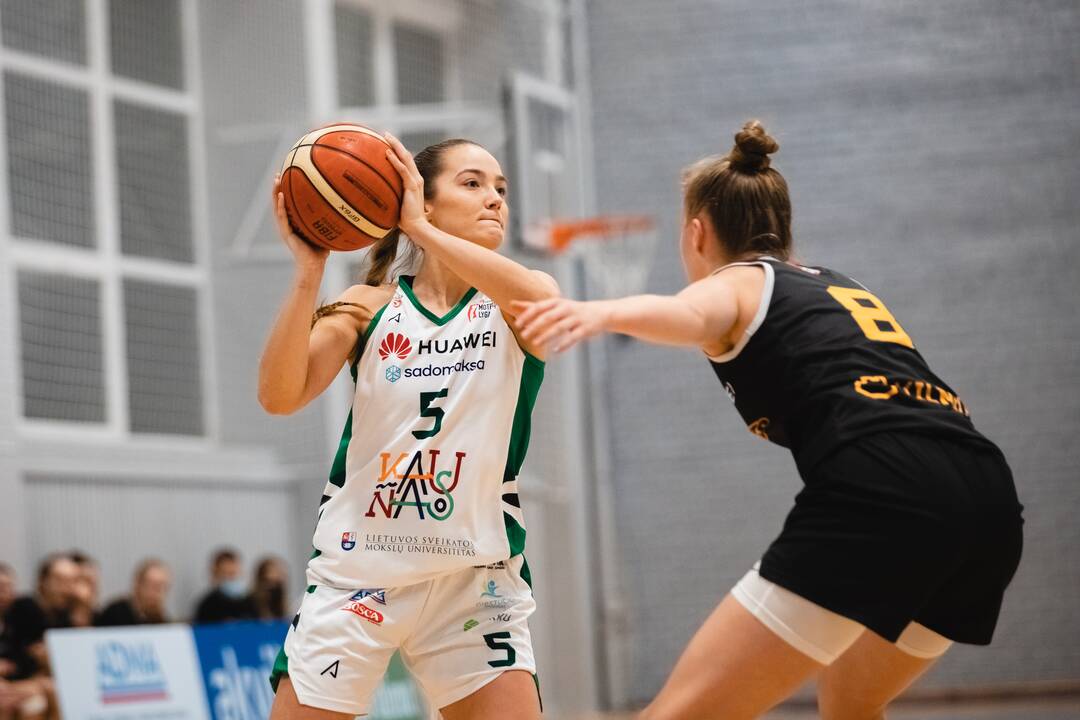 Moterų lyga: Kauno „Aistės-LSMU“ – Vilniaus „Kibirkštis-VKM“ 75:37