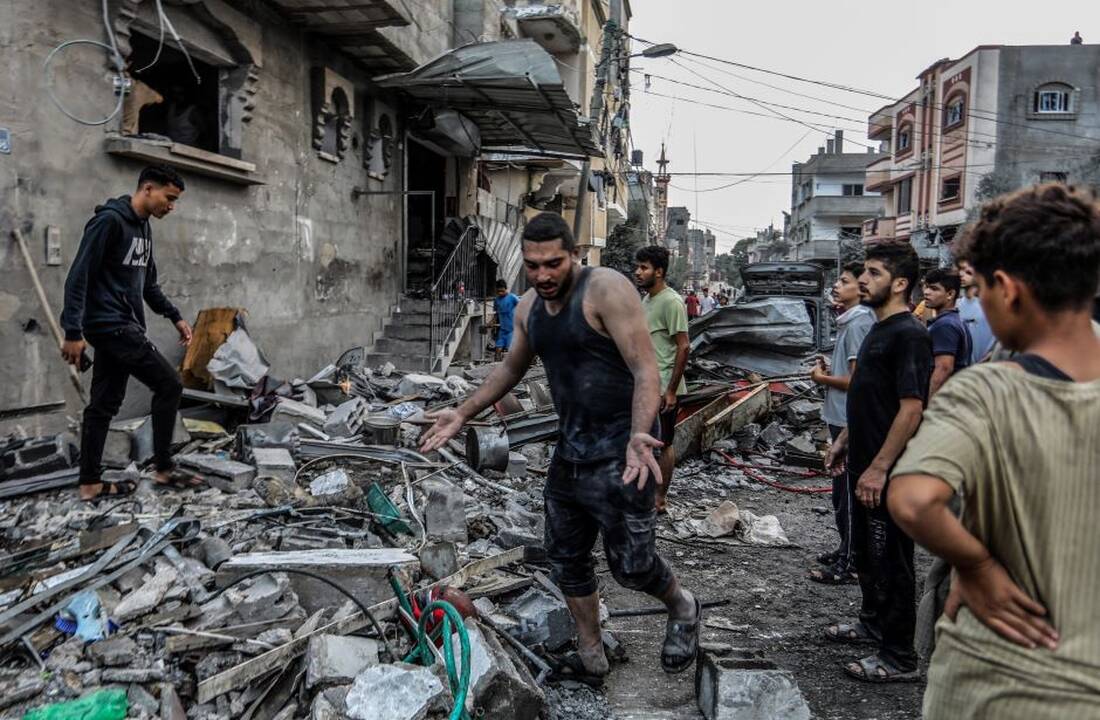 „Hamas“ ministerija: nuo Izraelio smūgių Gazos Ruože žuvo daugiau kaip 5 tūkst. žmonių