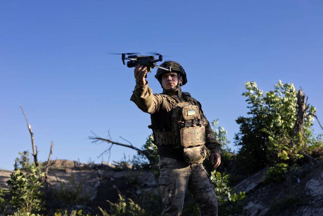 Ukrainos oro pajėgos skelbia apie sunaikintus okupantų dronus ir sparnuotąją raketą