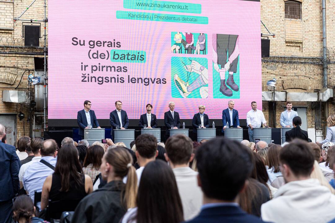 „Žinau, ką renku“ debatai su kandidatais į prezidentus