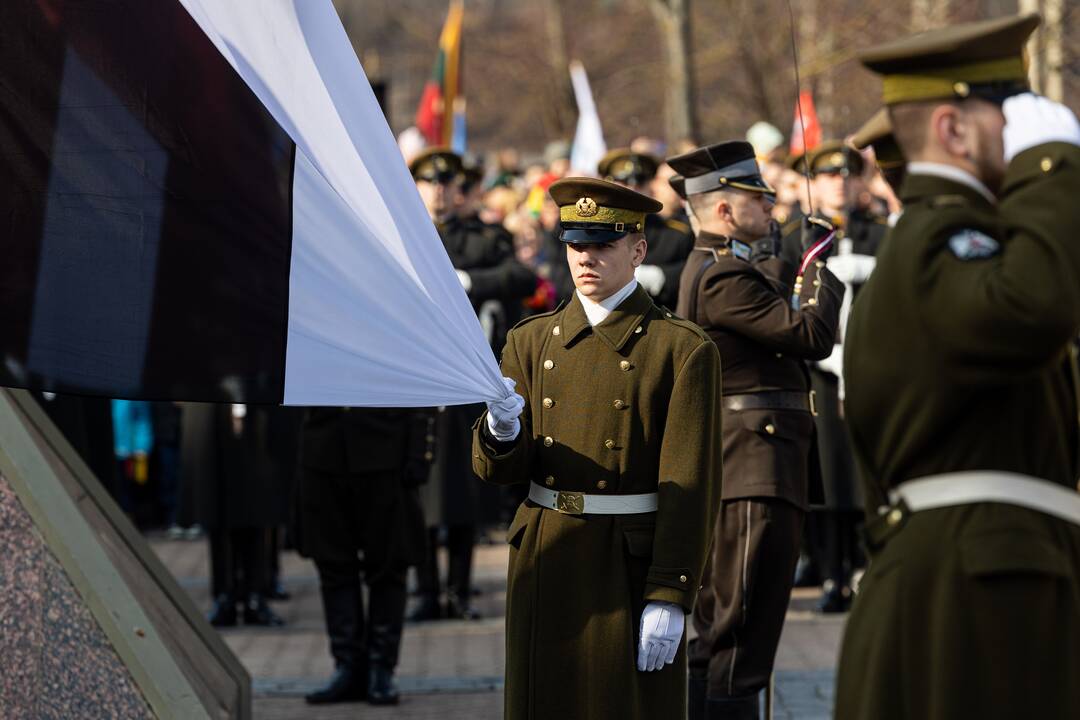 Baltijos valstybių vėliavų pakėlimo ceremonija 2025 m.