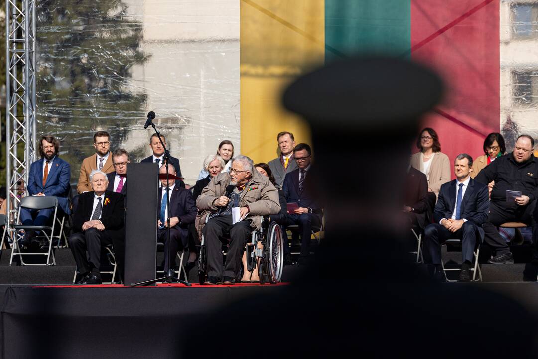 Baltijos valstybių vėliavų pakėlimo ceremonija 2025 m.