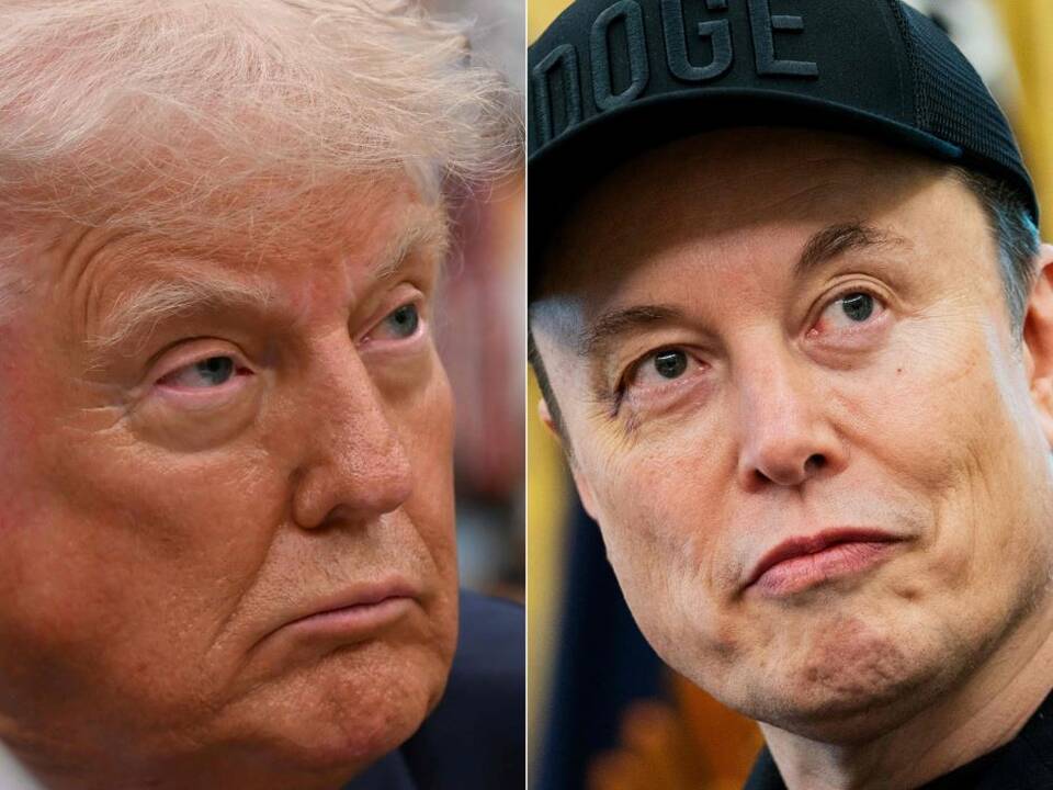 Su Trumpu susiriejęs Muskas sako nutrauksiąs svarbią programą