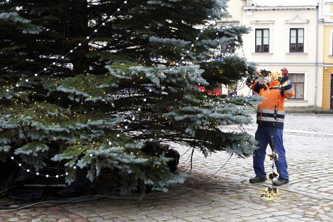 Saugumas: eglutės įžiebimo renginį šeštadienį klaipėdiečiai raginami žiūrėti internete.