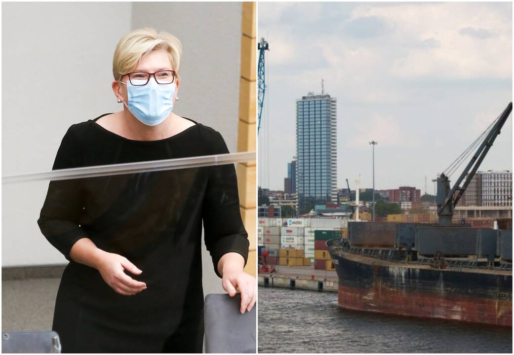 I. Šimonytė neigiamai vertina Klaipėdos išorinio uosto projektą