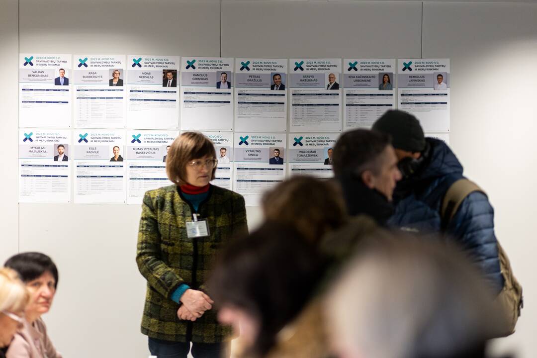Lietuvoje prasidėjo išankstinis balsavimas savivaldybių tarybų ir merų rinkimuose