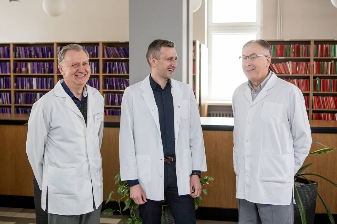 Komanda: KMP Kalniečių padalinio chirurgų pajėgos (iš kairės) – Igorius Kulkovas, Justas Žilinskas, Edvinas Dainius ir Kristijonas Jasaitis.