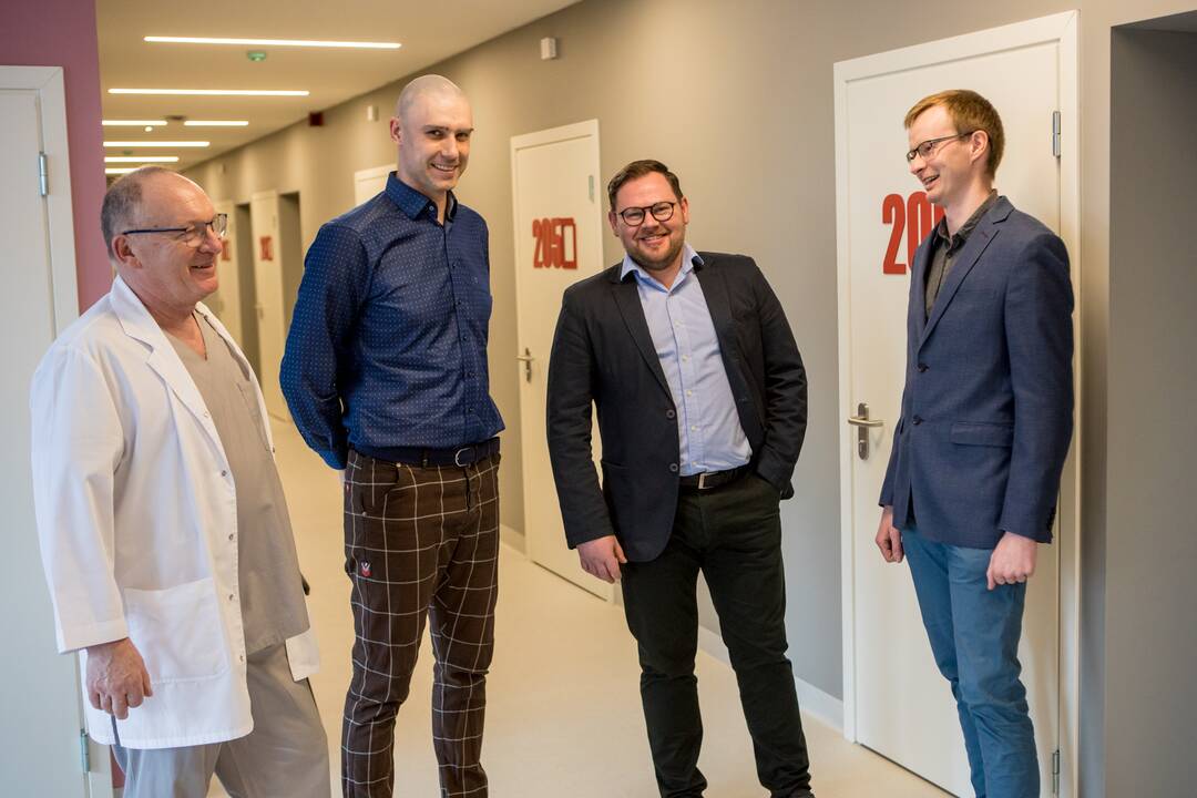 Komanda: KMP Kalniečių padalinio chirurgų pajėgos (iš kairės) – Igorius Kulkovas, Justas Žilinskas, Edvinas Dainius ir Kristijonas Jasaitis.
