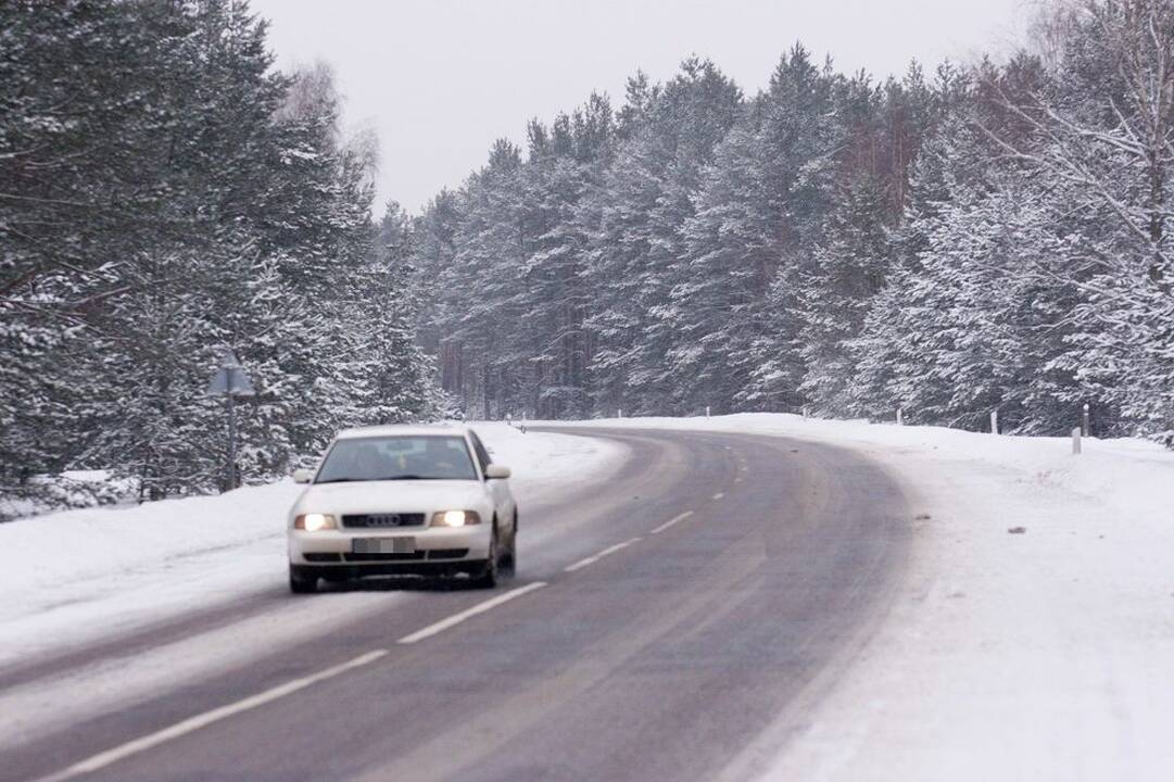M. Skuodis Švenčionių rajone apžiūrės kelių infrastruktūrą