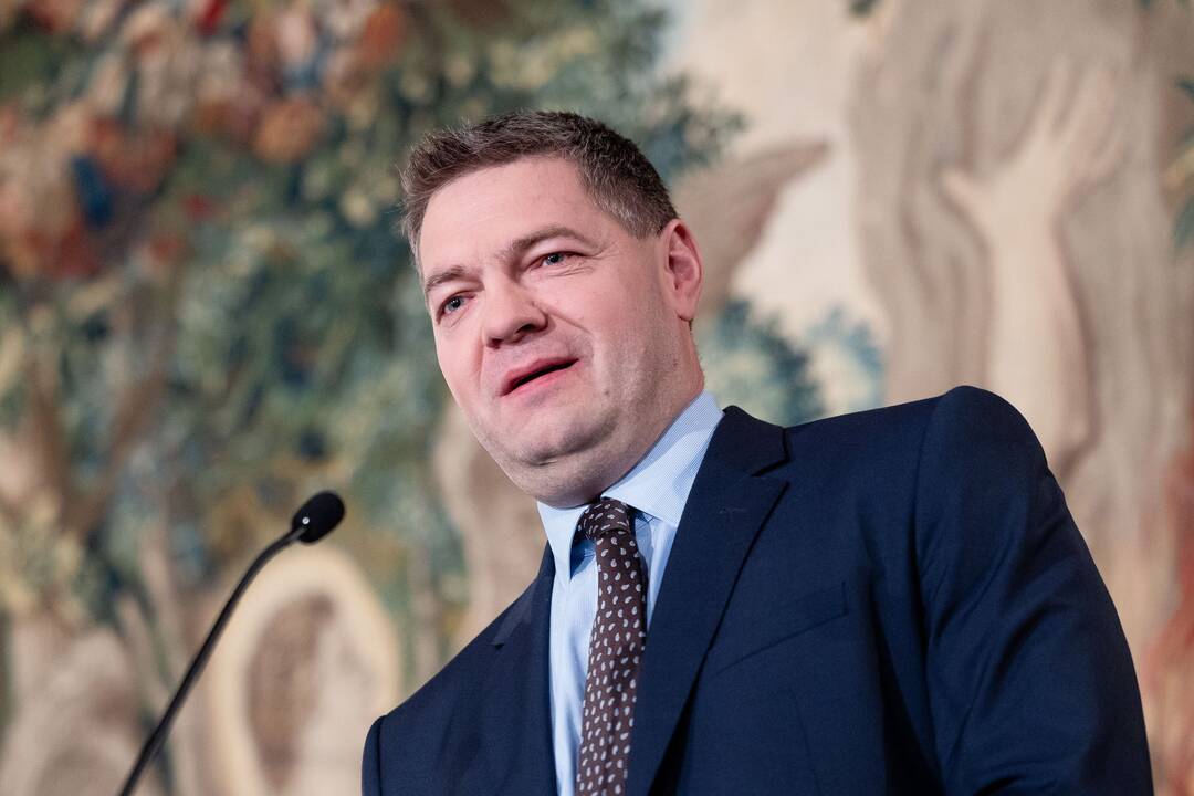 A. Mazuronio porinkiminė spaudos konferencija.