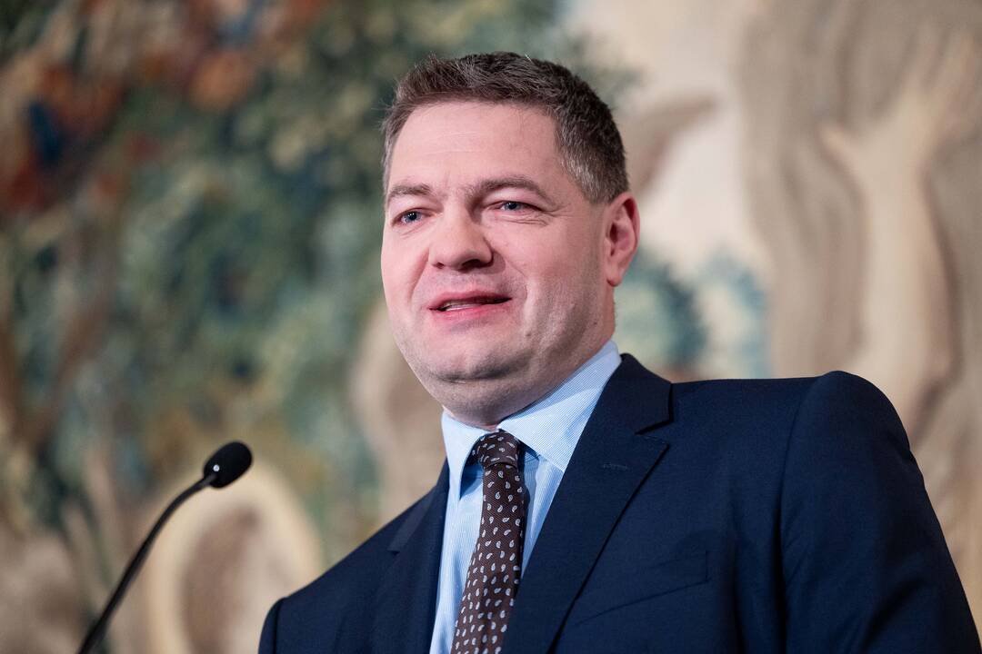 A. Mazuronio porinkiminė spaudos konferencija.