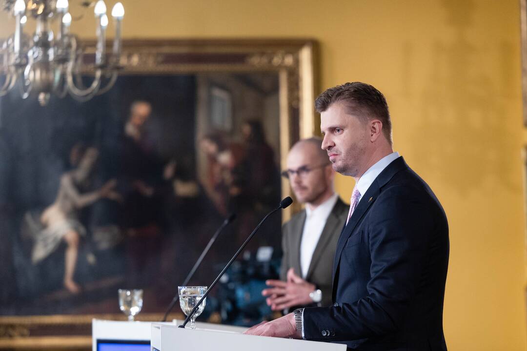 G. Jeglinsko porinkiminė spaudos konferencija.